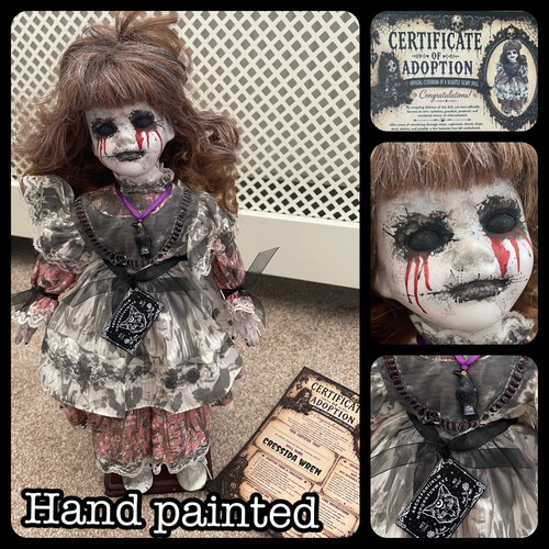 Porcelain horror doll - porcelain,