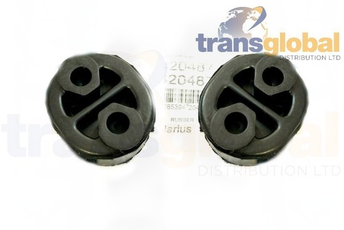 Exhaust rubber mounts - mounts, x2