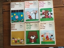 Six Charlie Brown/Peanuts US books - some 1st ed. 1970s VVG