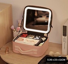Portable Makeup Bag with LED