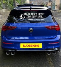 Cleaning Business Sticker Car Van Rear Window Sign Vinyl - 3 For 2