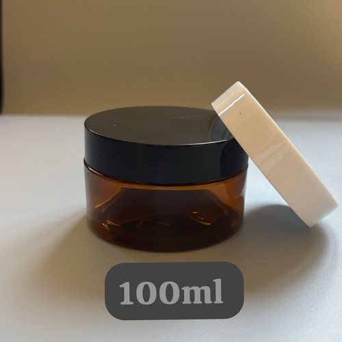 100ml plastic amber - 100ml,