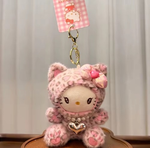Cute sanrio plush keyring - sanrio,