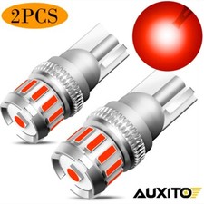 2X 12V RED T10 Capless LED