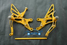 CNC Rearset Racing Pr Yamaha YZF R1 98-03 99 00 01 02 Gold