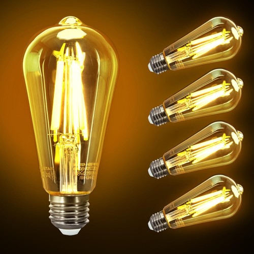 Vintage e27 st64 - 6x, filament