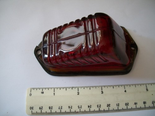 Vintage rear tail light cover - tail,