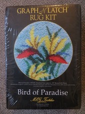 MCG Textiles - Graph N' Latch Rug Kit - Bird of Paradise - 18" Round