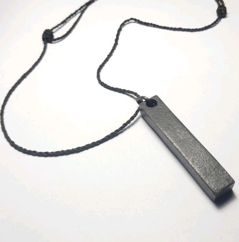 Minimalist black bar - minimalist, necklace