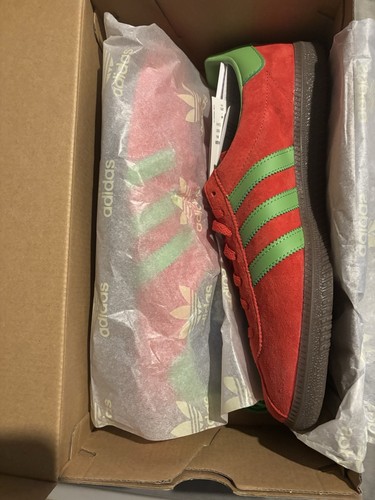 Adidas athens red green - 9.5, red/green