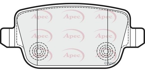 Apec rear brake pad - apec,