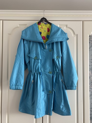 Vintage vibrant blue long