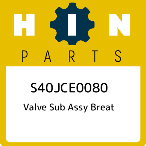 S40jce0080 hino valve - valve, assy