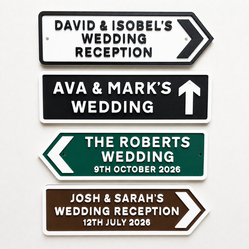 Personalised wedding sign - personalised, –