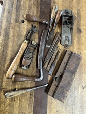 antique hand tools lot set
