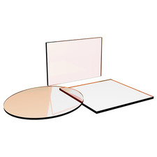 Plane Beam Splitter Semi-Reflective and Semi-Transmissive 5:5 Visible Beam