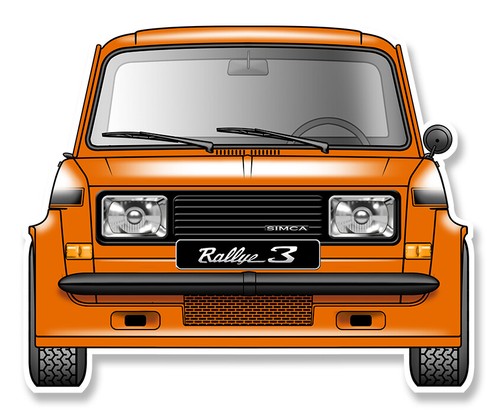 Simca 1000 rallye laminated - ,