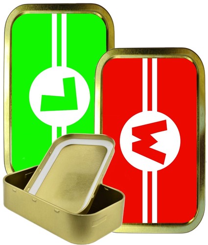 Red mario gold tobacco - red, tin