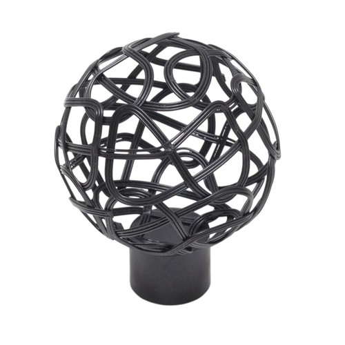 Modern curtain rod - rod, finials
