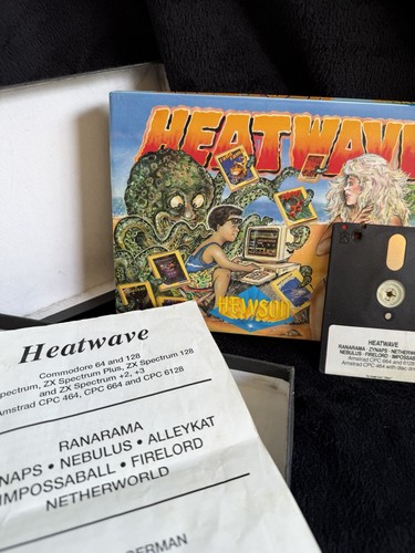Heatwave amstrad cpc disk - heatwave,