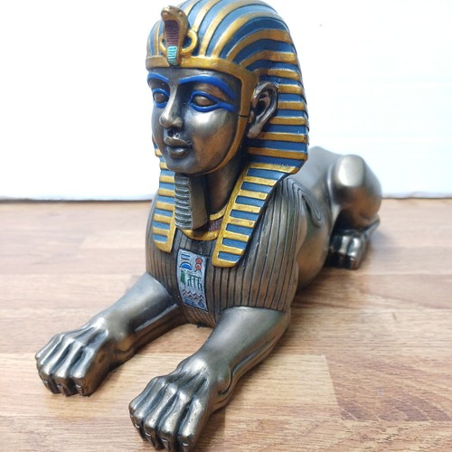 Egyptian androsphinx statue - egyptian,
