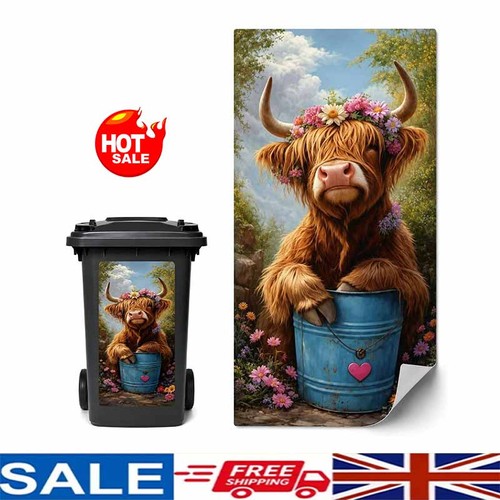 Creative trash can sticker - can,