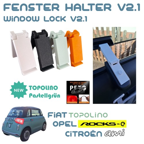 Window holder for fiat - holder, v2.1