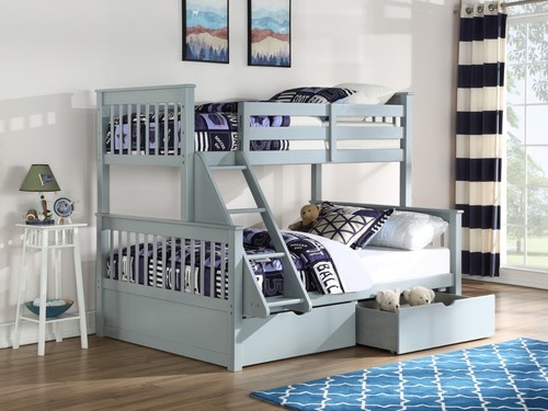 Pine double bunk beds - double,