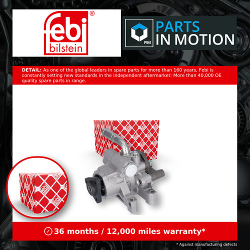 Power steering pump fits - steering,