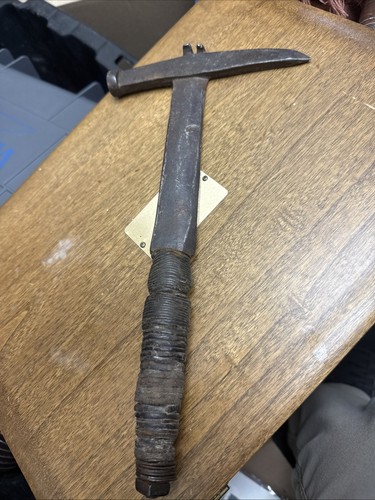Vintage slate roofing hammer - slate,