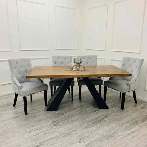 180cm axel solid pine dining - solid,