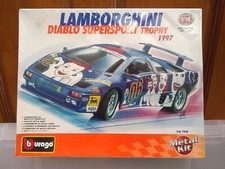 Burago Metal kit Cod 7028 Lamborghini Diablo Supersport Trophy 1997 1:18