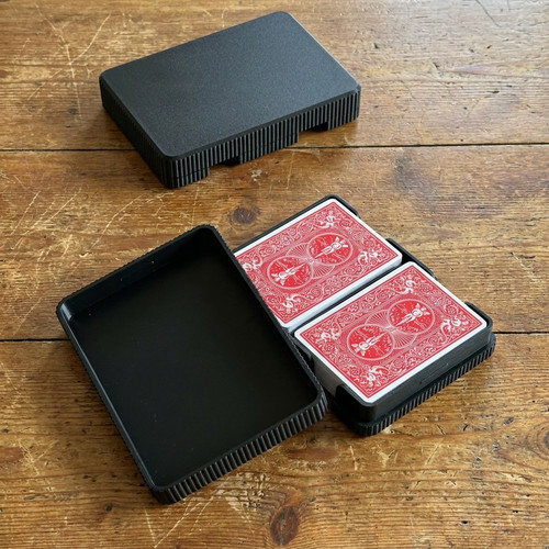 Double playing card - card, holder