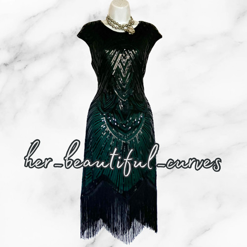 20s gatsby sequined beaded - sequined,