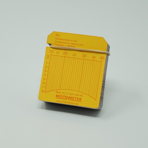 Motometer kps chart sheets - chart,