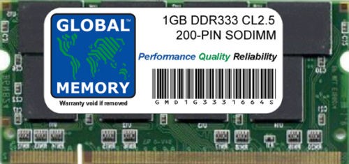 1gb ddr 333mhz pc2700 200 - 1gb,