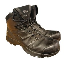 Haix Black Eagle Boots Goretex Steel Toe Size 11 Police Security Workwear Safety