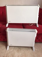 Two Dimplex Floor Standing Or Wall Mounted Convector Heaters