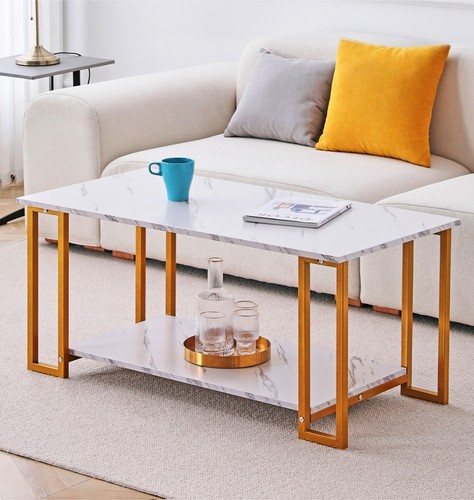 Coffee table white marble - table,,
