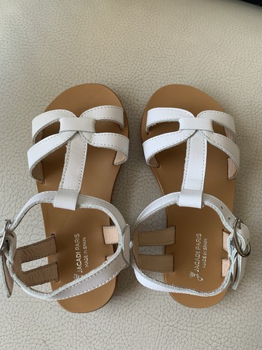 Jacadi white leather sandals - jacadi,