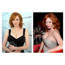 Set of 2 Christina Hendricks Photo Prints - 6x4 or 7x5 - CH01