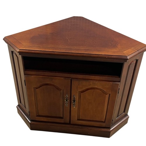 Corner stand media cabinet - tv,