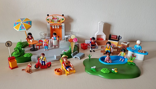 Playmobil town park and - park,