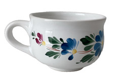 Hand Painted Floral Cup Mug -
