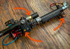 Reproduction Top hat led covers Accurate Functional Ghostbusters Neutrona wand