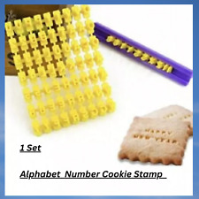Alphabet  Number Cookie Stamp