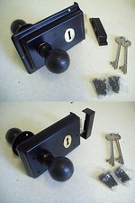 Ball rim door knob lock set -