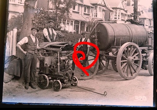 Antique glass negative lacy - negative,