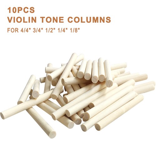 10pcs white pine violin sound - white,
