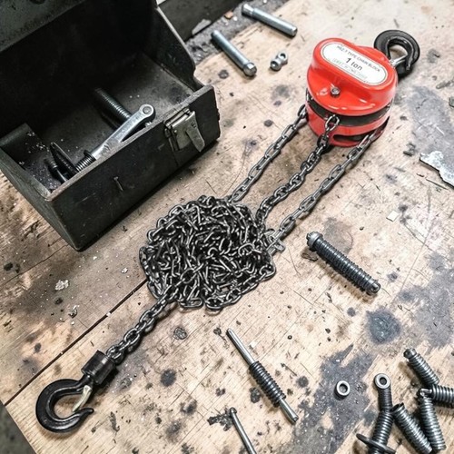 Manual chain hoist ratchet - chain,